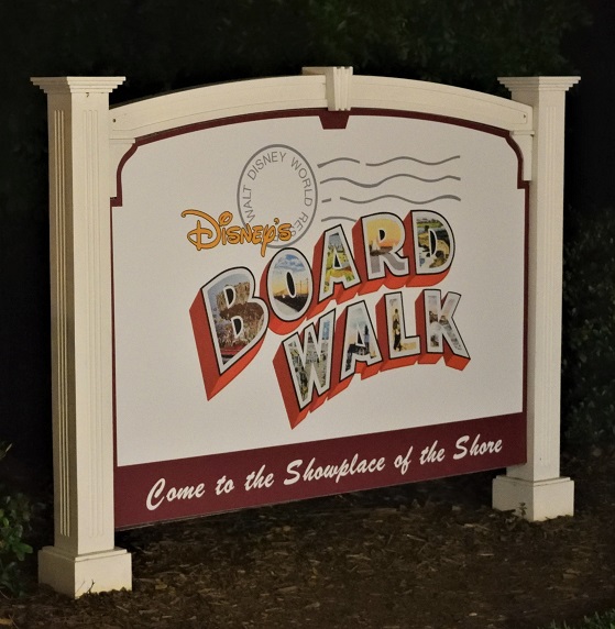 Disney Boardwalk sign