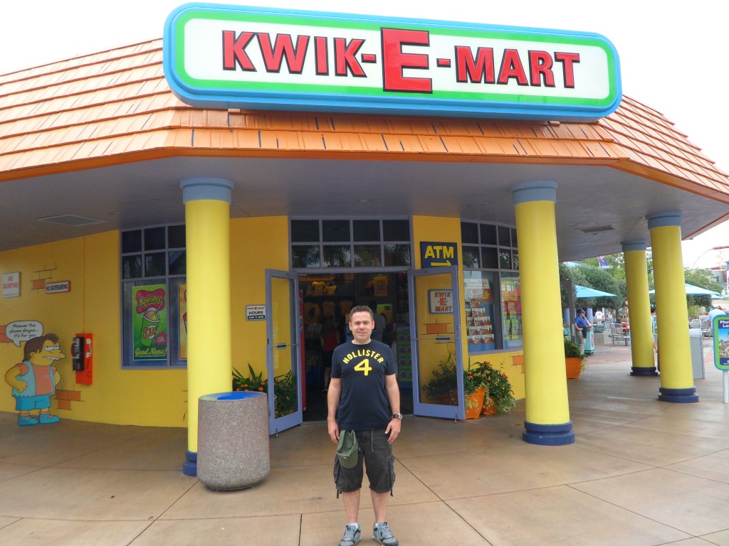 My outside the Kwik-e-Mart