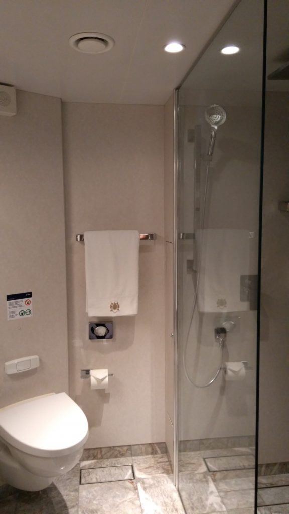 MSC Meraviglia Yacht club cabin bathroom