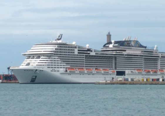Embarkation in Genoa