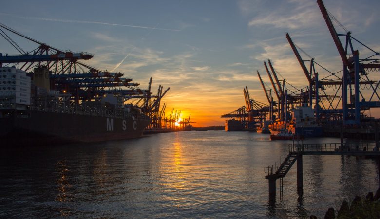 Photo of the dock in Hamburg