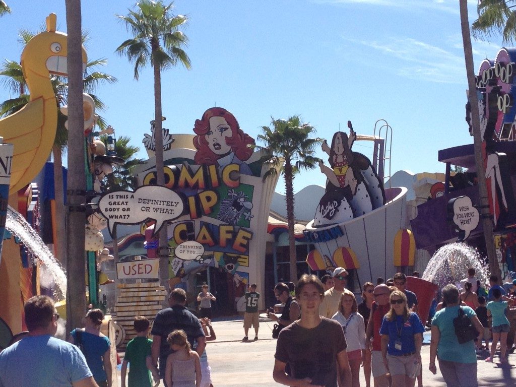 Main street in Universal Islands of Adventure