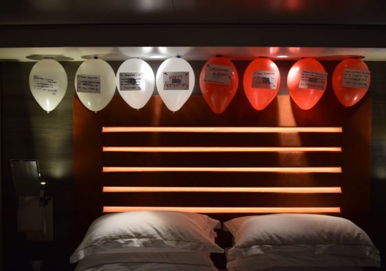 Yacht Club cabin decorated by our butler