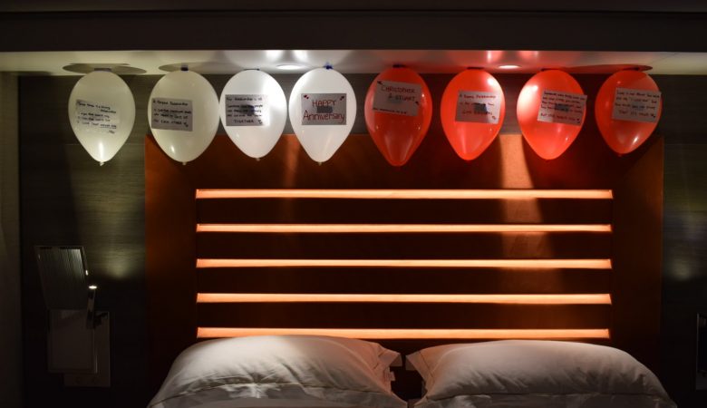 Yacht Club cabin decorated by our butler