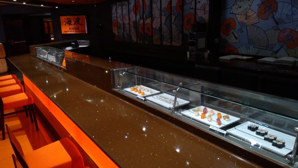 Teppanyaki restaurant on MSC Meraviglia