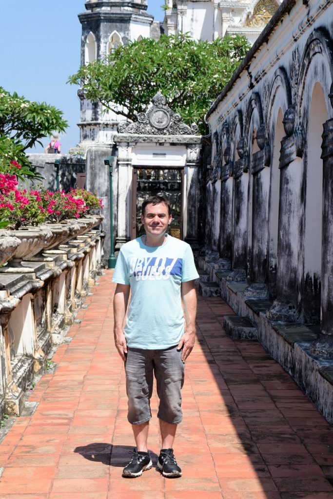 Me outside the palace