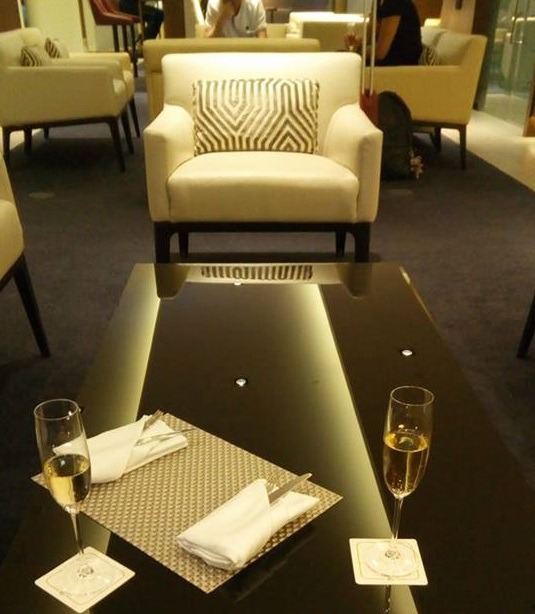 Etihad First class lounge at Abu Dhabi