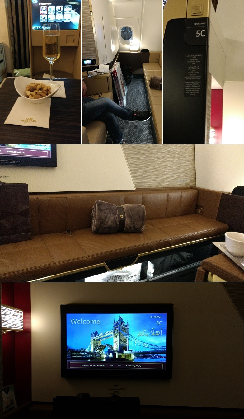Etihad First Class apartment