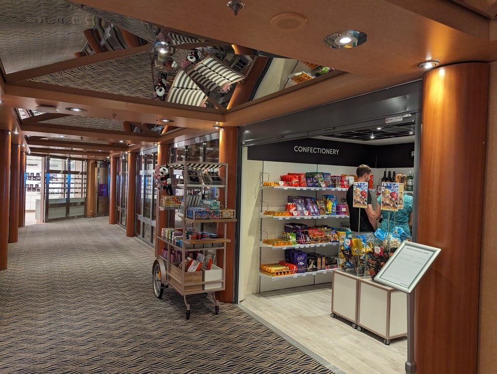 Main atrium on board Ambassador Ambition