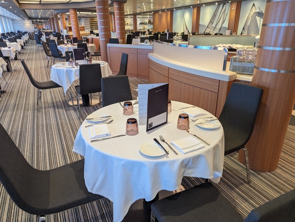 Buckingham Restaurant on board Ambassador Ambition