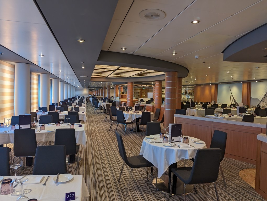 Buckingham Restaurant on board Ambassador Ambition