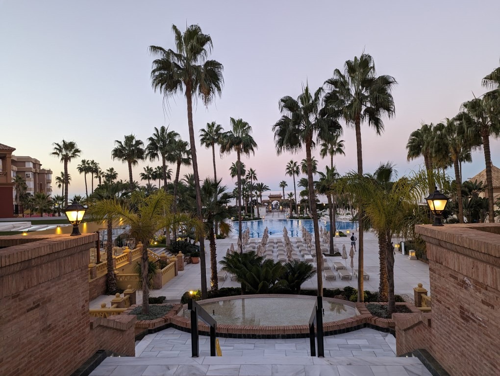 Beach and pool view