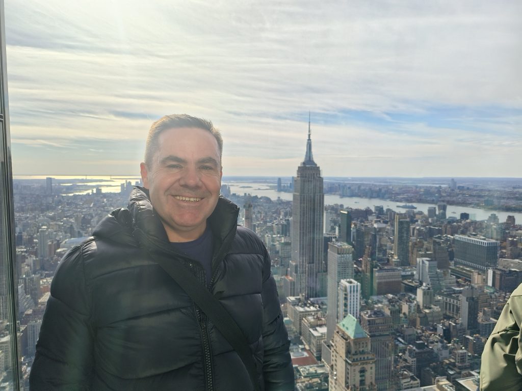 Me with the view from the Summit