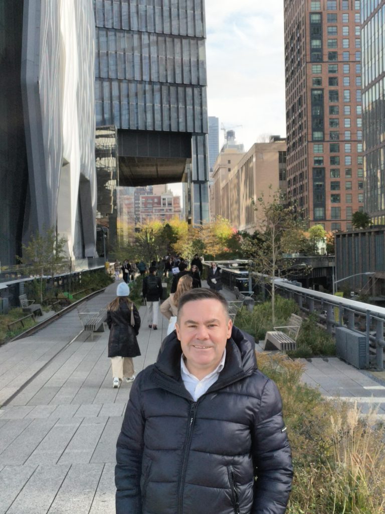 Me outside Hudson Yards