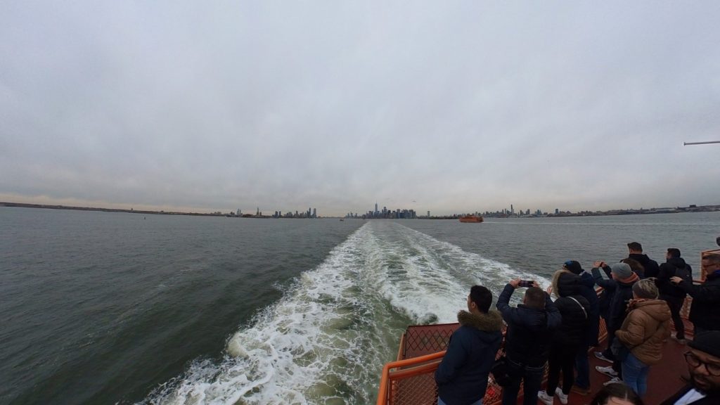 Back of Staten Island Ferry