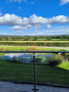 View of countryside from the room