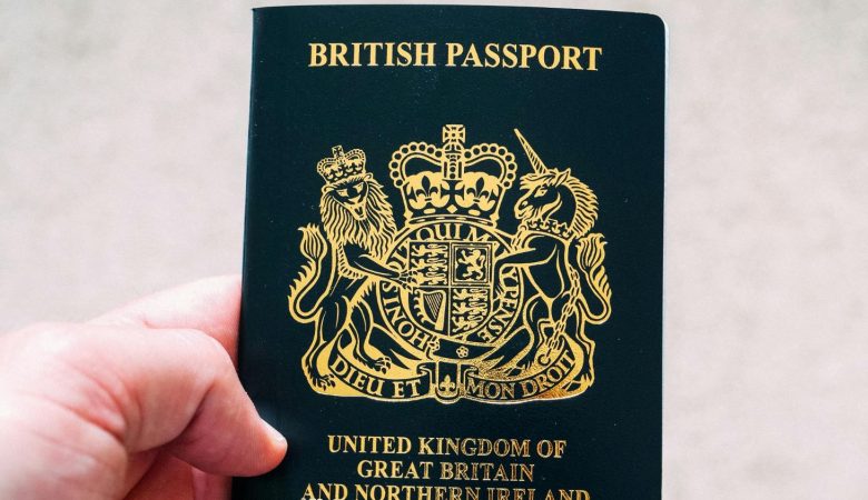 Travelling to Europe - UK passport