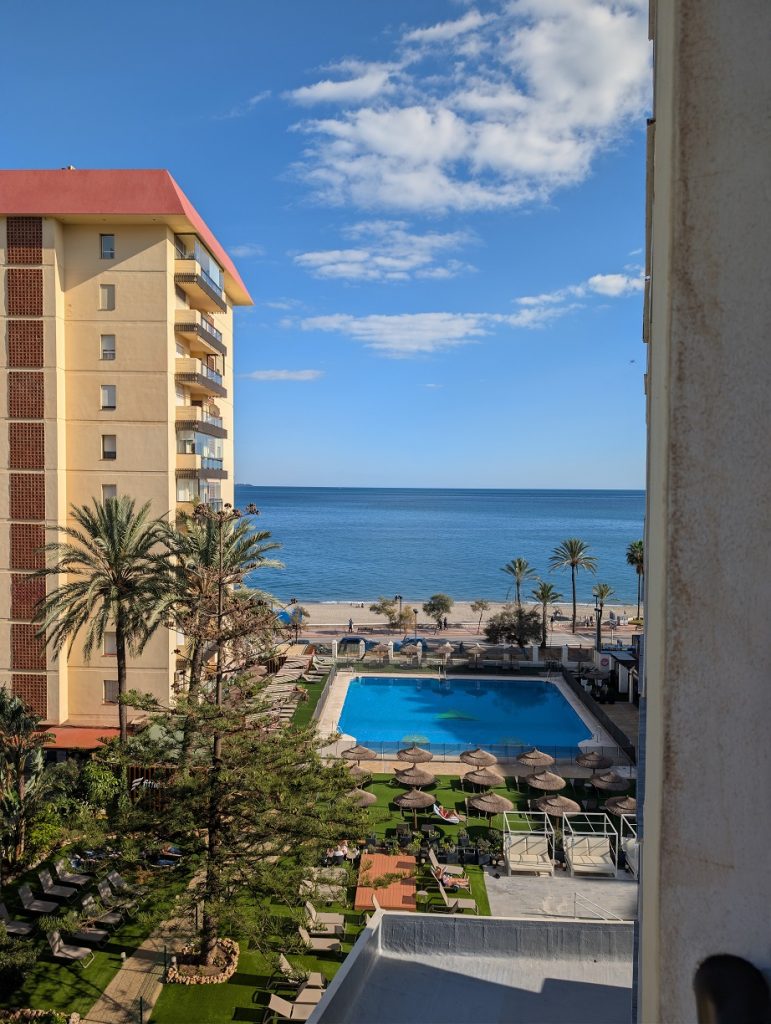 View from room in Occidental Fuengirola