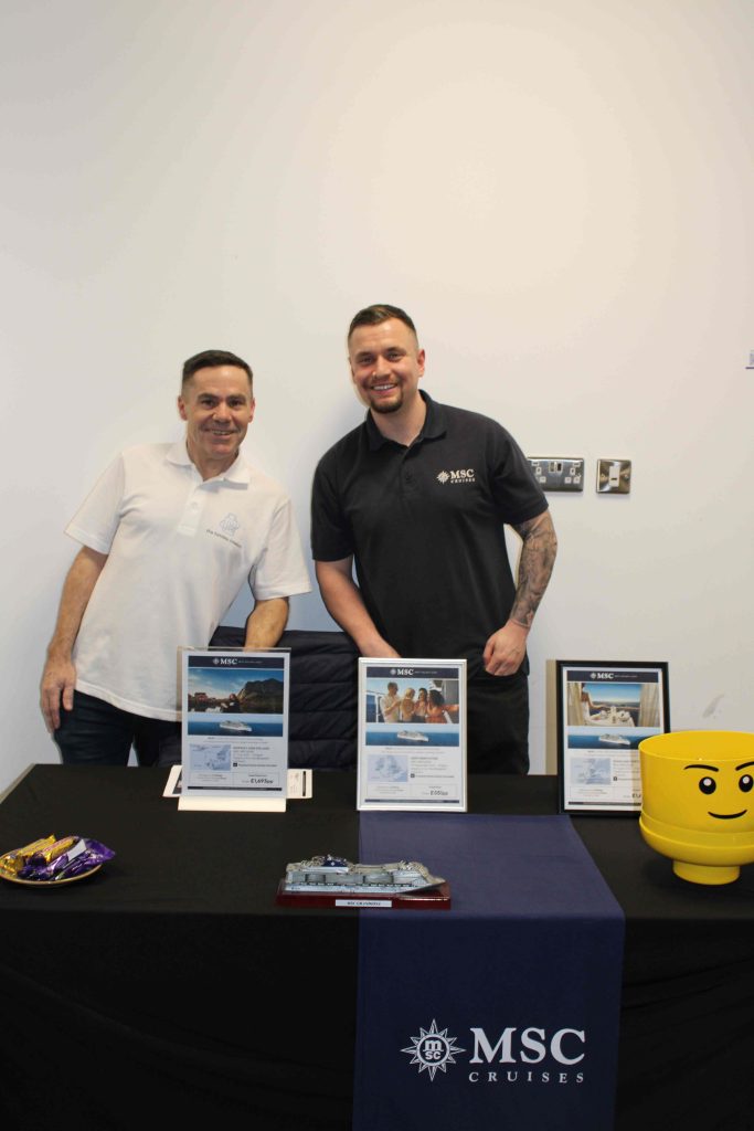 Stuart and Dan Short from MSC Cruises