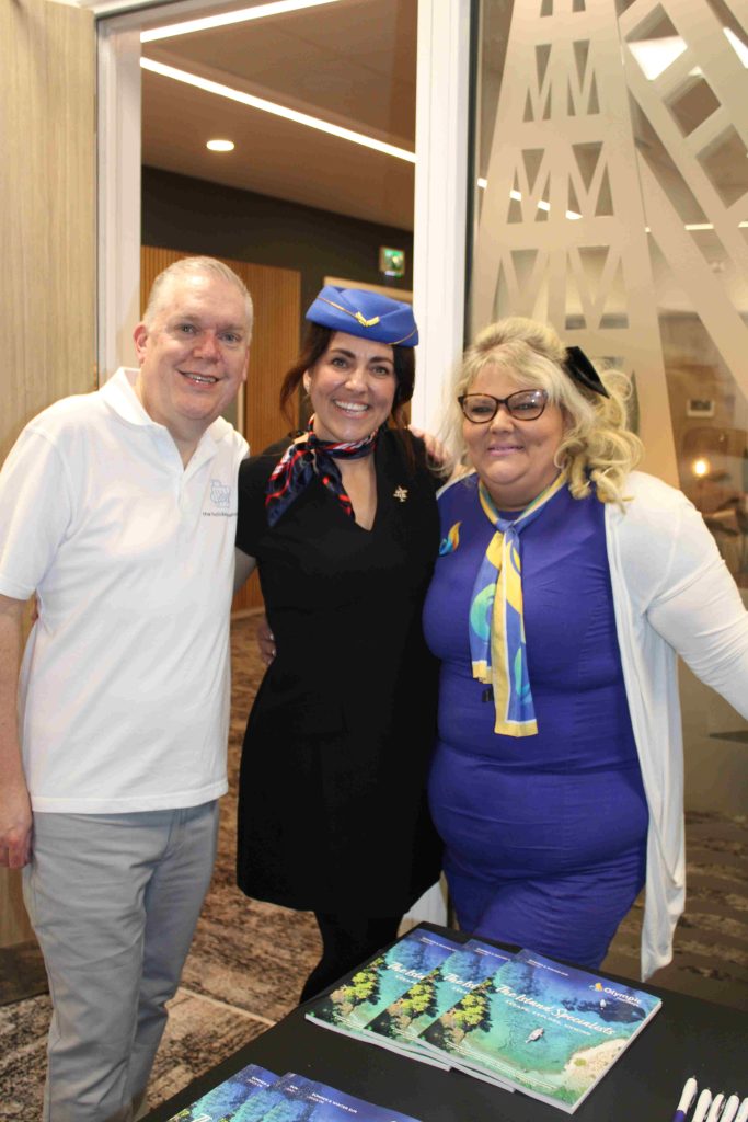 Chris, Natalie and Cassie from Olympic Holidays