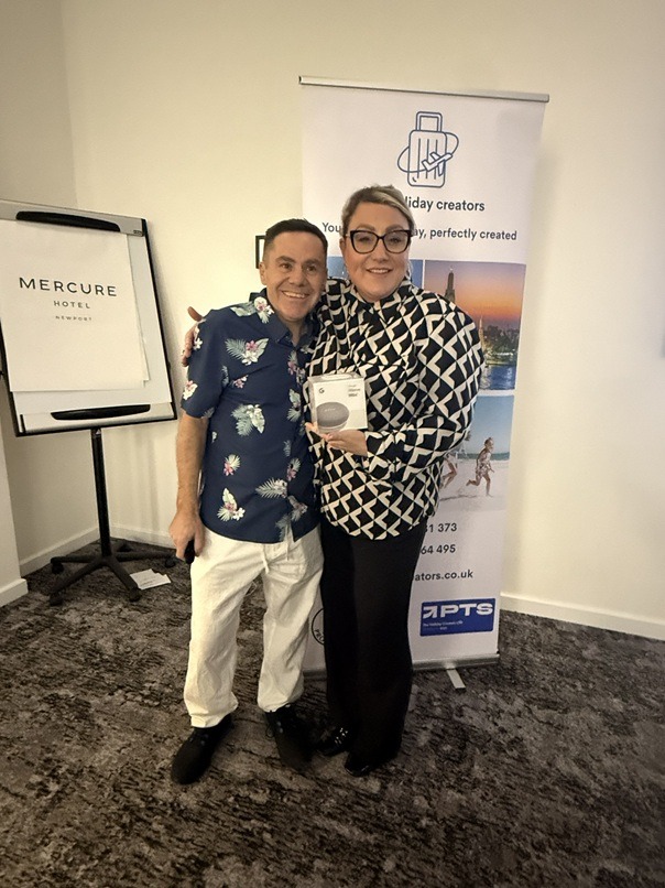 Winner at the Around the World in One Night event
