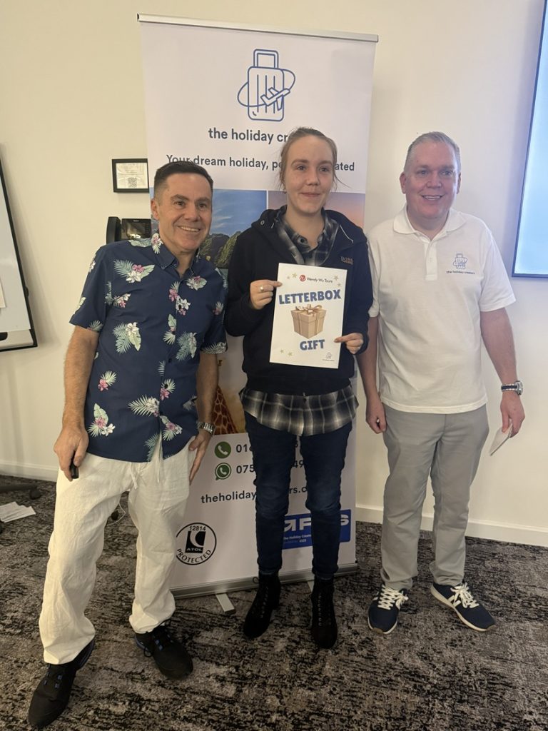 Winner at the Around the World in One Night event