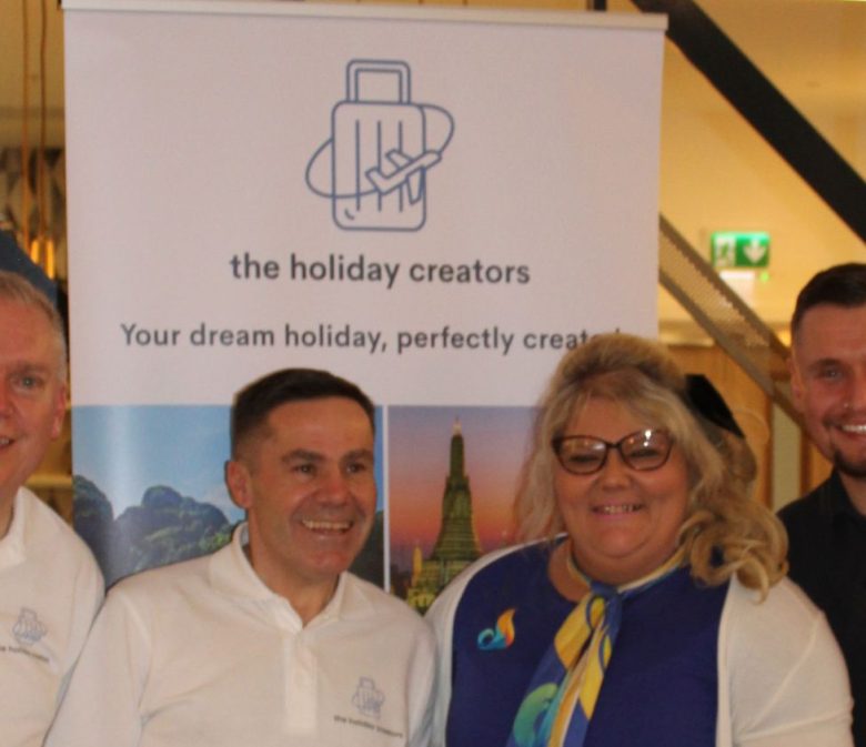 the team at the holiday creators with Dan Short from MSC Cruises and Cassie from Olympic Holidays