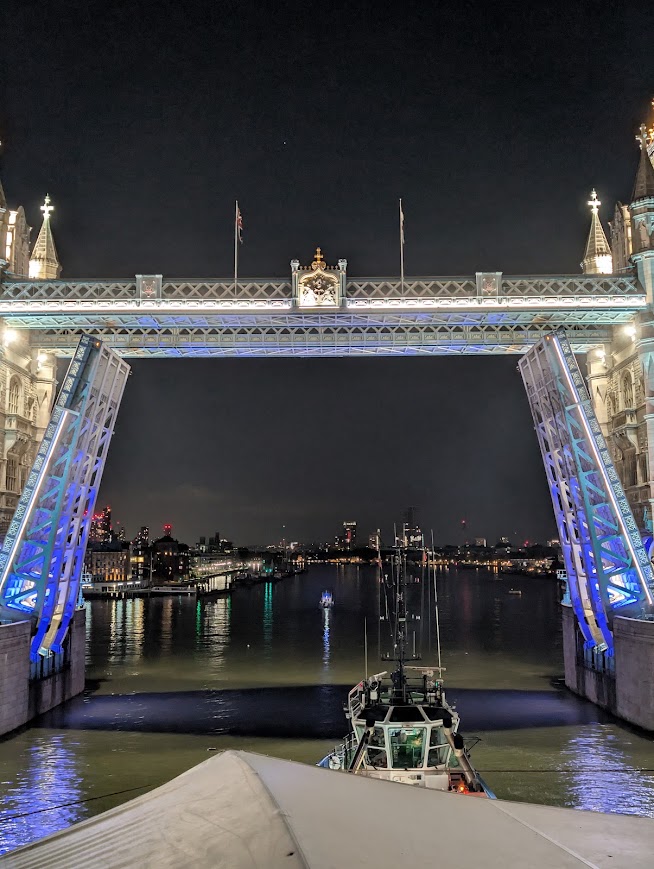 Tower bridge on Star Pride