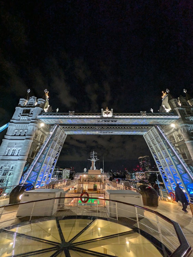 Tower bridge on Star Pride